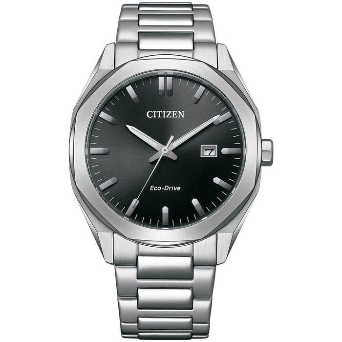 Jam Tangan Pria Citizen BM7600-81E Eco-Drive Elegance Black Original Resmi