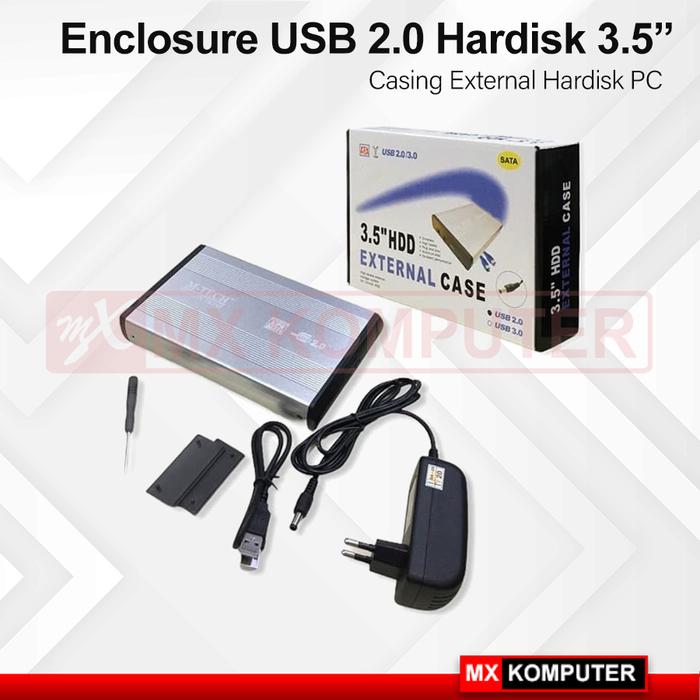 External Case HDD 3.5 SATA / Casing Harddisk 3.5 Inch / HDD Enclosure