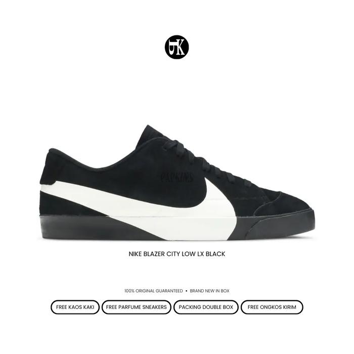 sepatu nike blazer city low lx black original bnib / sneakers pria