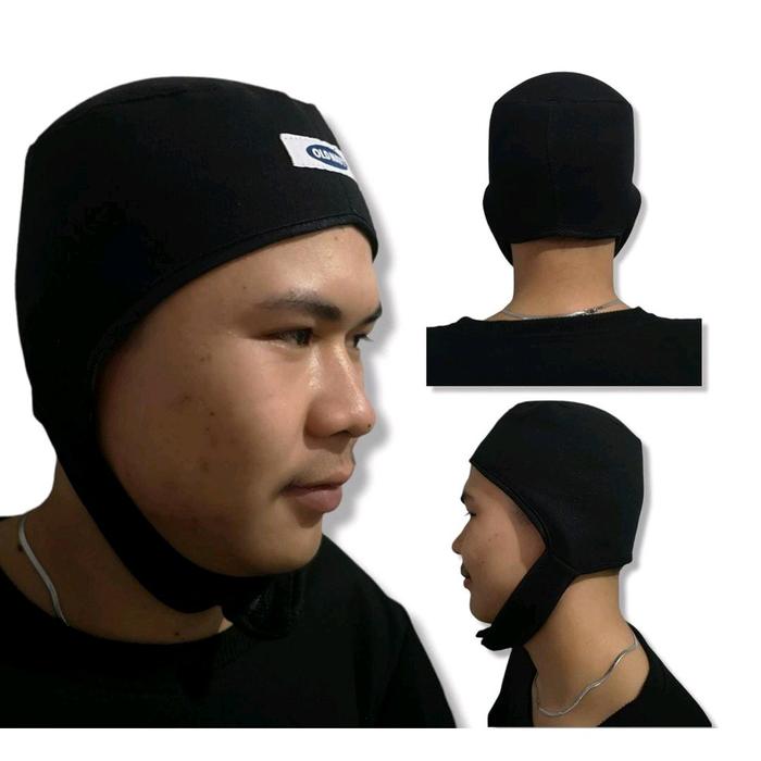 Topi Banie Hat Anti Dingin untuk Pilot Dewasa dengan Ajti Angin - Hitam ushanka Kupluk