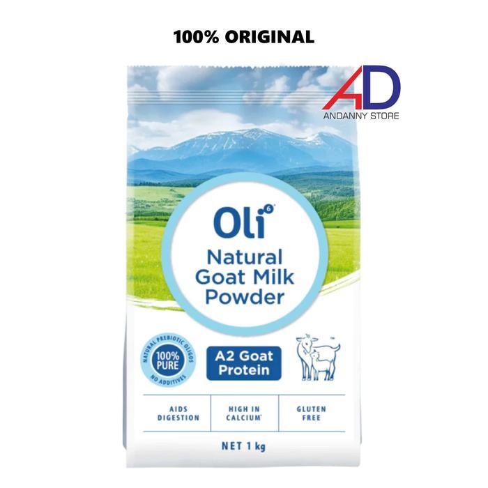 Oli6 Natural Goat Milk Powder / Minuman Nutrisi Susu Kambing / Dairy Goat Milk Drink / Premium Goat'
