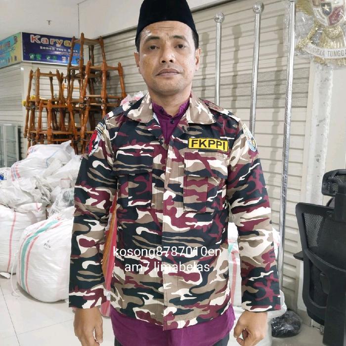 FKPPI Jaket Camouflage Pria Desain Tahan Air Nyaman Bisa Costum Cocok untuk Aktivitas Outdoor dan Ha