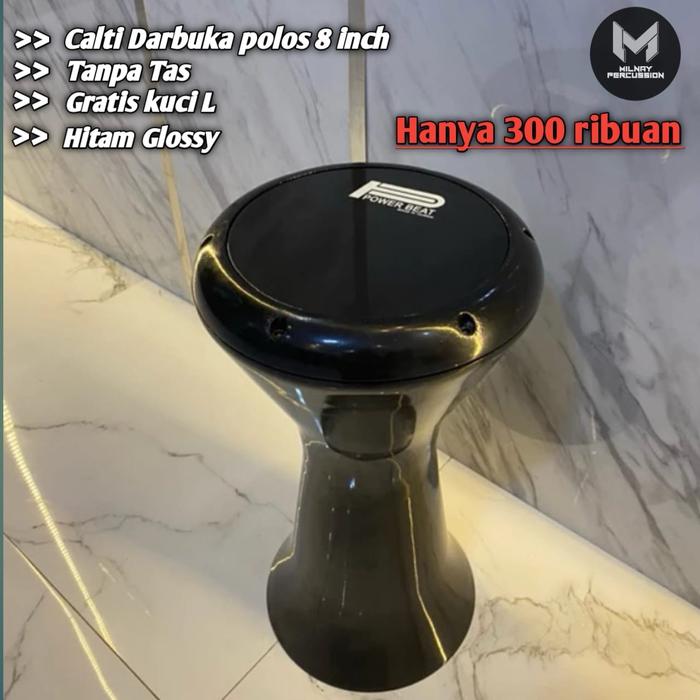 Darbuka polos ukuran 8 inc