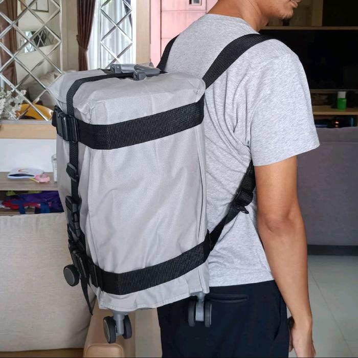 Tali strap konverter koper,box kardus,box makeup,playbox,ransel backpaker umroh haji traveling