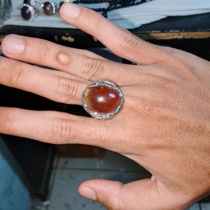 Mustika cincin batu akik,natural