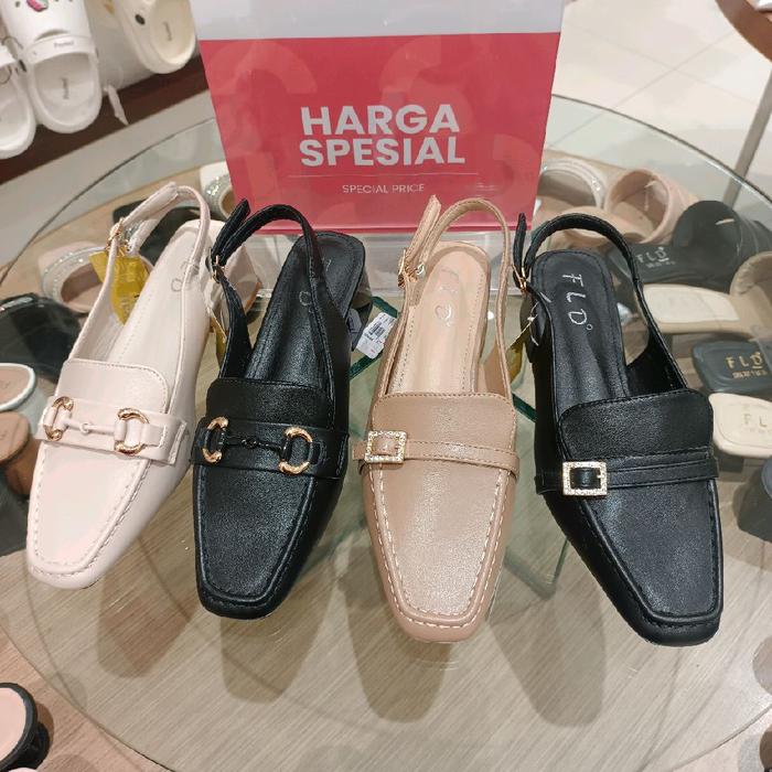 Sale sandal tali by fladeo fld / promo sepatu sandal tali hak 3cm / sepatu sandal wanita branded