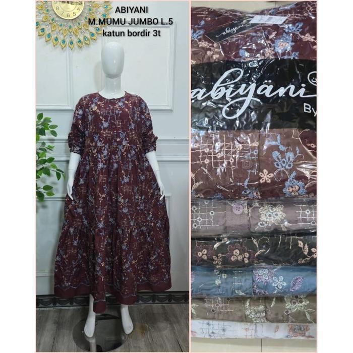 Abiyani MIDI DRESS#ABIYANI JUMBOkatun bolong