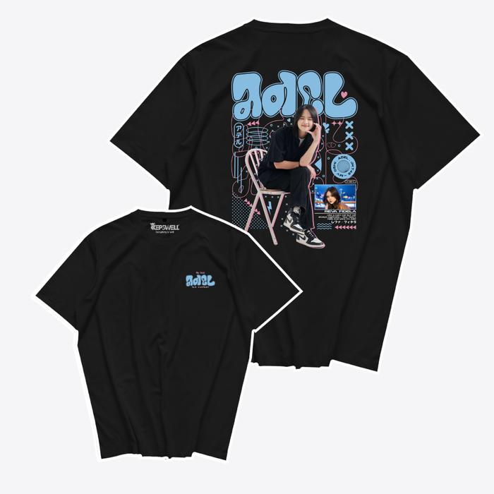 Kaos Grafiti Adel My Oshi Series JKT48 | Baju T-Shirt Viral Combed 24s Pria Unisex ~FREE STIKER