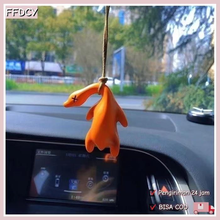 Gantungan Kunci Liontin Mobil Bebek Panggang Berubah Warna Kreatif Liontin Tas Bebek Panggang Yang B