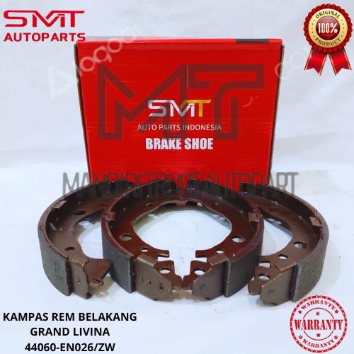 KAMPAS REM BELAKANG NISSAN GRAND LIVINA  BRAKE SHOE 1SET SMT ORIGINAL BERGARANSI 44060-EN026