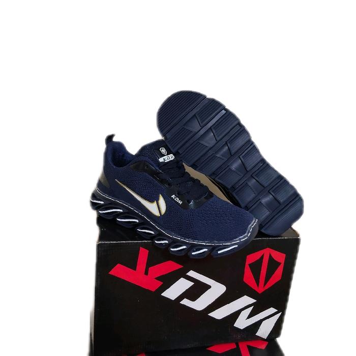 sepatu kdm springblade warna Nevi sneakers Casual Pria Running Snekers