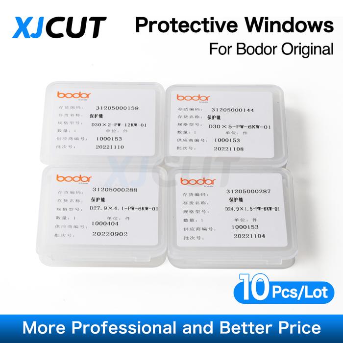 XJCUT 10Pcs/Lot Bodor Original Protective Windows 27.9x4.1 30x5 37x7