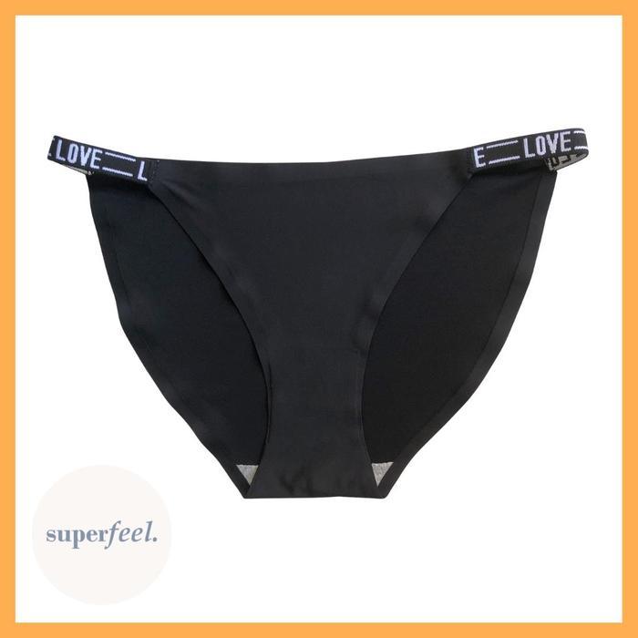 SFL CELANA DALAM SEMI THONG WANITA CD ICESILK SEAMLESS LEMBUT LOVE MODEL LUCU MURAH KOLOR LINGERIE K