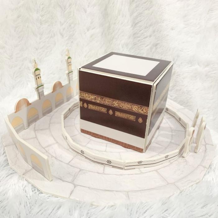 0005 Mainan Puzzle 3D Faom Kabah Mekkah - Mainan puzzle edukasi anak