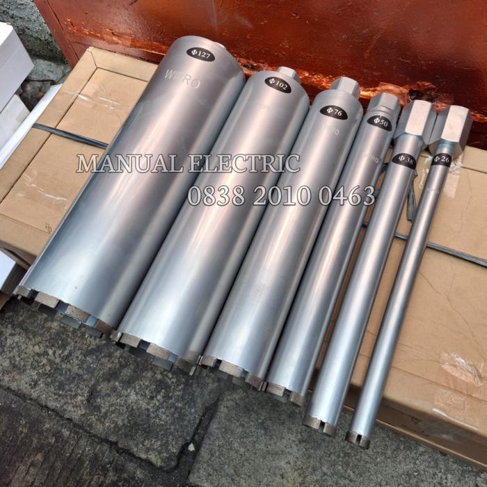 Mata Bor Coring Beton Wipro 1 1.5 2 2.5 3 4 5 6 7 8 10 12 20 Inch Diamond Core Dril