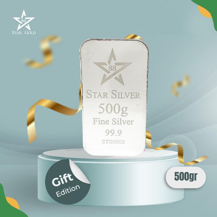 LOGAM MULIA PERAK TERBARU - STARSILVER GRAMASI 500 GRAM & 1000 GRAM
