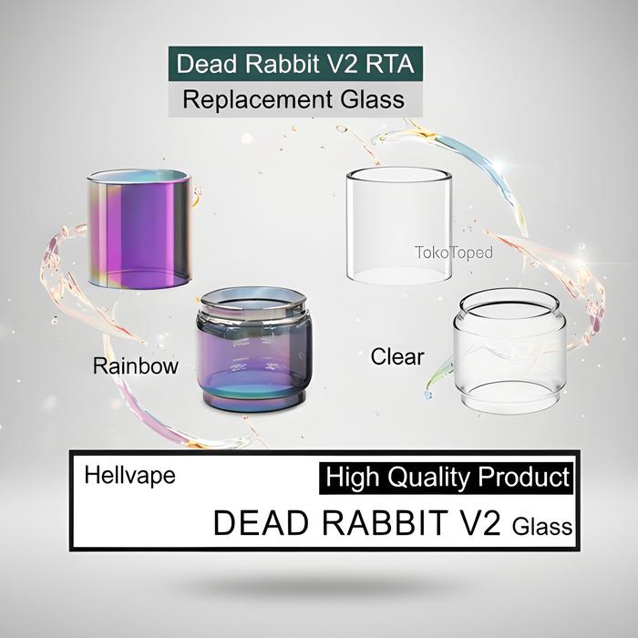 BEST SELLER Dead Rabbit V2 RTA Glass Tube Kaca Pengganti Tebal Presisi Premium