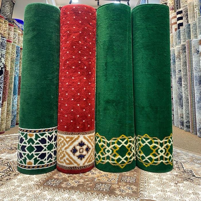 Karpet masjid 1 roll 1.2x6meter 12mm Tebal Dan empuk Karpet Masjid  Turki Karpet masjid Premium mura
