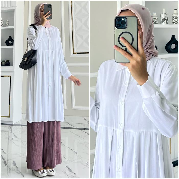 Zalfaoutfit HAFSA tunik rayon twill premium