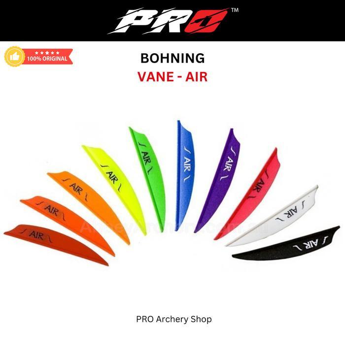 VANES BOHNING AIR 100PCS / BOHNING AIR VANES 2" REPACK SAYAP ANAK PANAH VANES ARROW ALAT PANAHAN - B
