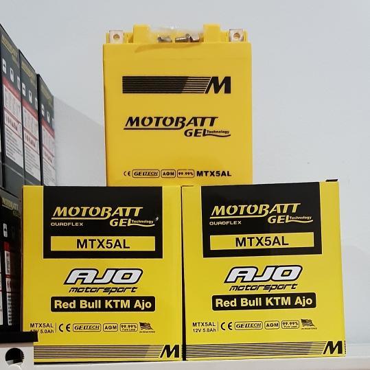 Aki Motor Yamaha Mio Smile, Mio Sporty Motobatt Mtx5Al Aki Kering Berkualitas