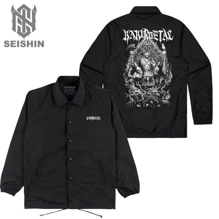 Seishin Jacket Coach Musik Babymetal stnc black jacket Unisex