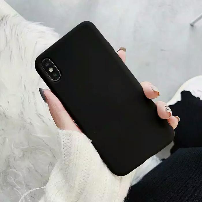 Baby Skin Balck Matte Case For All Smartphone - No. 1 (Polos), Type Hp tulis dichat