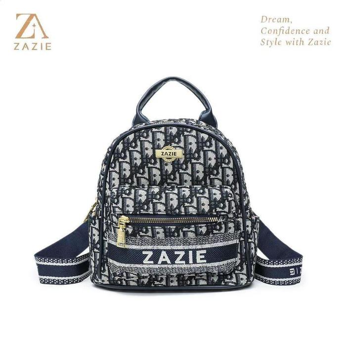 ZAZIE JL-2029 Tas Ransel Bunga Tua Kapasitas Besar Kasual Tas Perjalanan Travel Wanita Baru