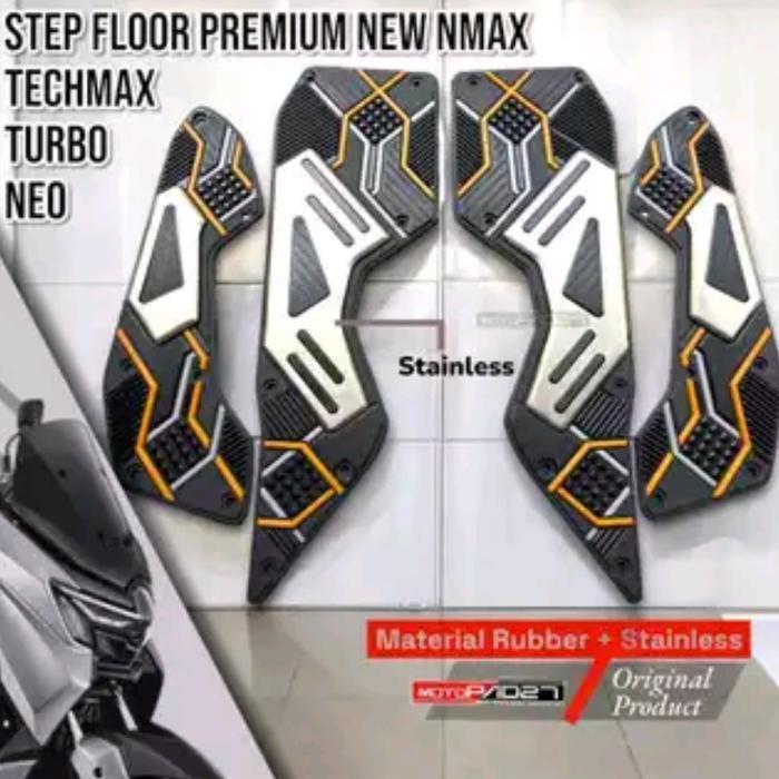 karpet nmax Turbo neo s pijakan alas kaki nmax Turbo tachmax multimac bahan karet premium dan stanli