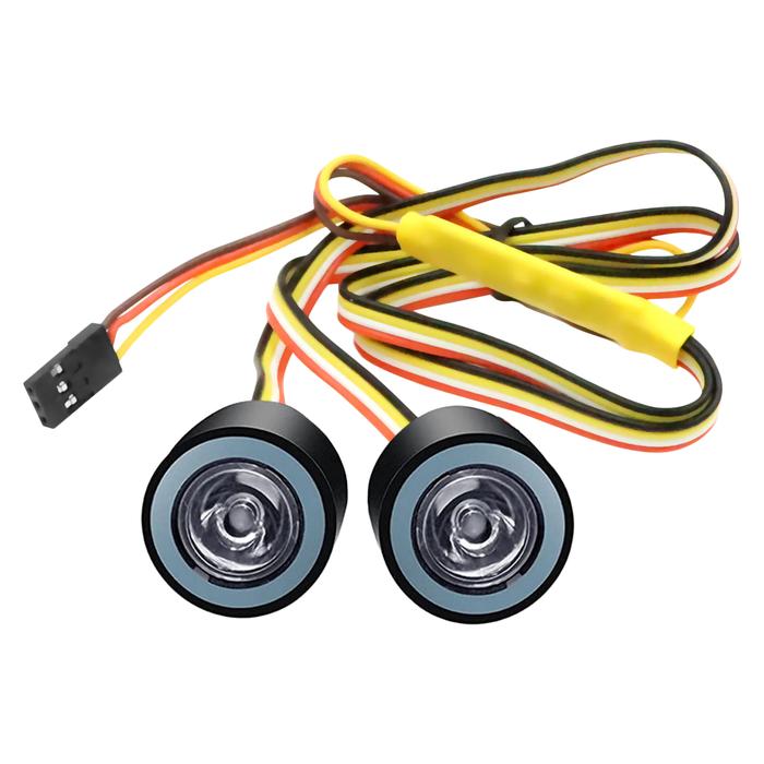 RC RGB LED Light Kit Angel Eyes Headlight for 1/10 RC Crawler Cars