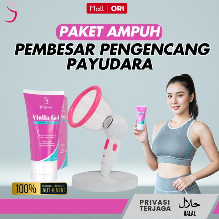 Vacum Payudara Elektrik Pengencang Dan Pembesar Payudara Cepat Aman - Violla Breast Gel Serum