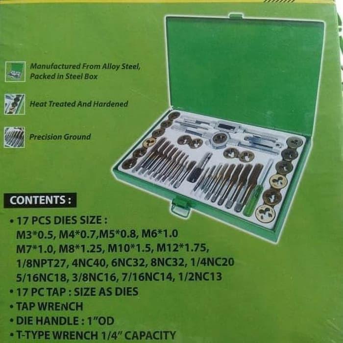 Tap And Dies Set 40 Pcs Tekiro