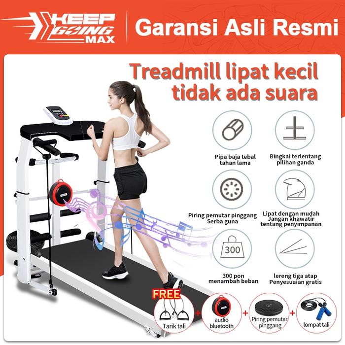 Keep Going Max - Treadmill manual multifungsi peralatan kebugaran / 8 in 1 Olahraga Fitness/Gym Trea