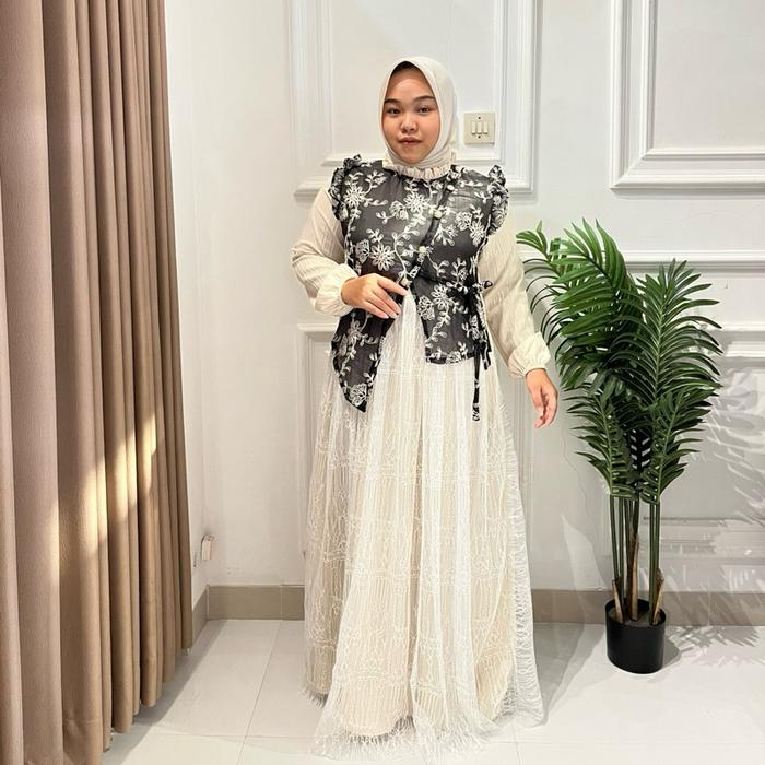 NEYNA  DRESS WANITA I DRESS WANITA KEKINIAN I ELEGAN MEWAH