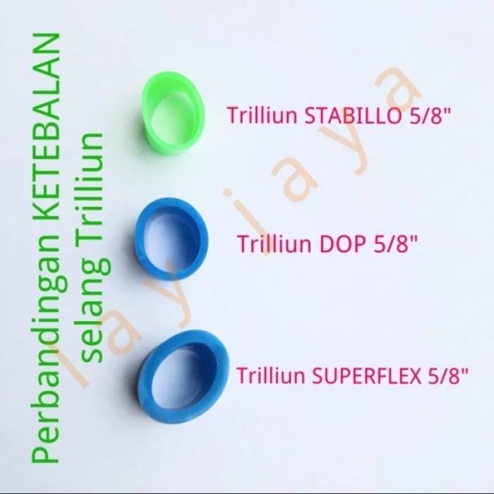 Selang Air 3/4" Trilliun DOP / selang air plastik Per Rol 50 Meter