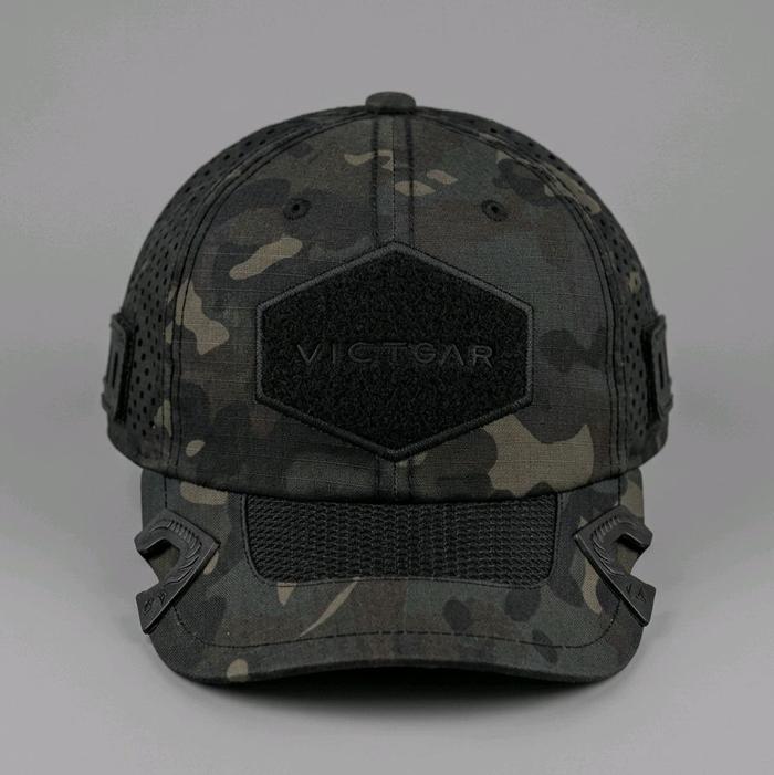 Topi tactical black camo