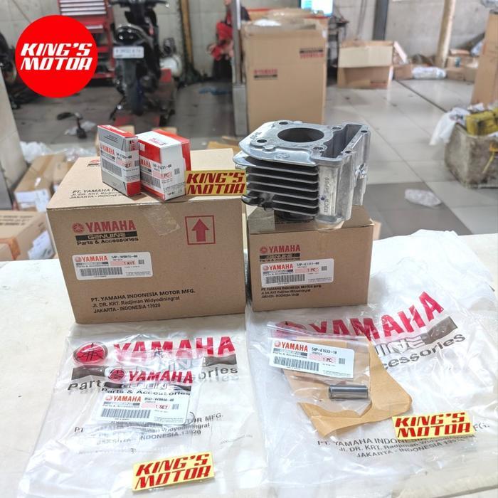 BLOK SEHER, PISTON KIT MIO J,SOUL GT,FINO FI, XRIDE ASLI YAMAHA