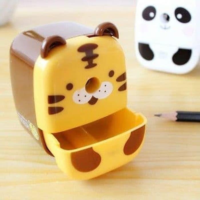 Serutan MACAN - Rautan Meja Putar Pensil Unik Karakter Animal Tiger