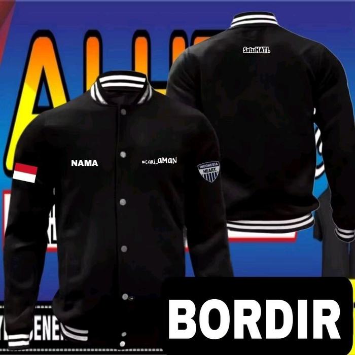 Jaket bordir bisa satuan bisa request nama Jaket BORDIR honda cari aman jaket Honda cari aman jaket
