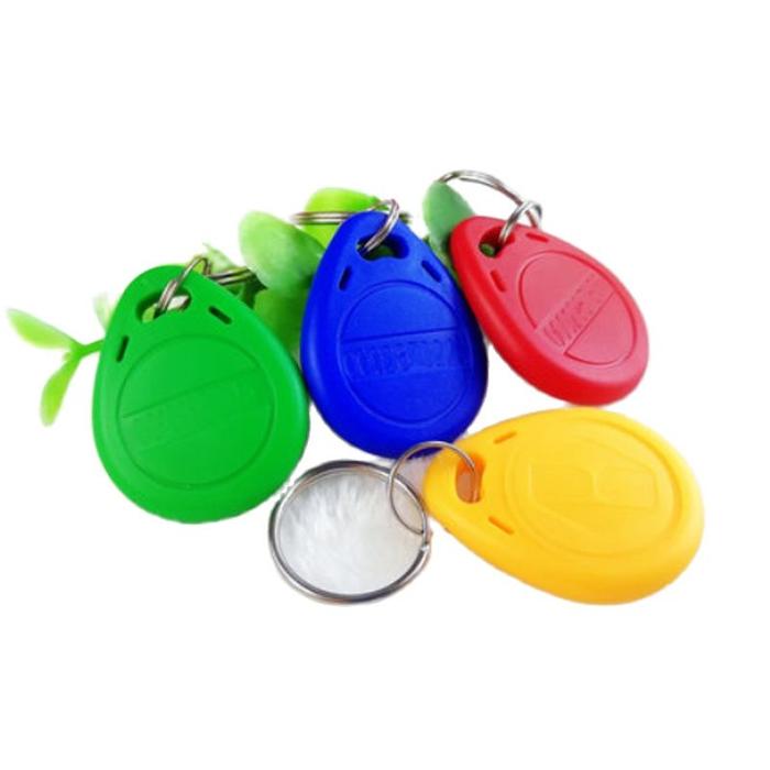 100pcs RFID Keyfobs 125khz Keychains NFC Tags ISO14443A MF