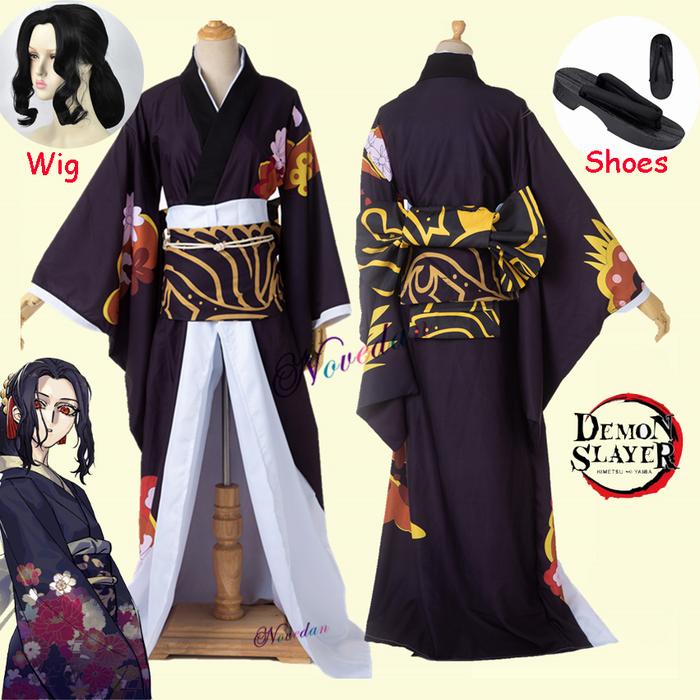 Anime Demon Slayer Kimetsu no Yaiba Cosplay Costumes Kibutsuji Muzan