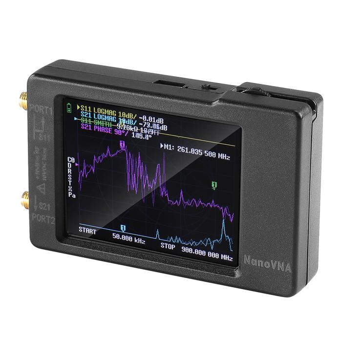 NanoVNA-H Vector Network Antenna Analyzer SWR Meter 10KHz-1.5GHz MF