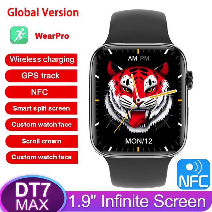2022 DT7 MAX Smartwatch 7 DT NO.17 Series 7 390*435 NFC GPS Tracking