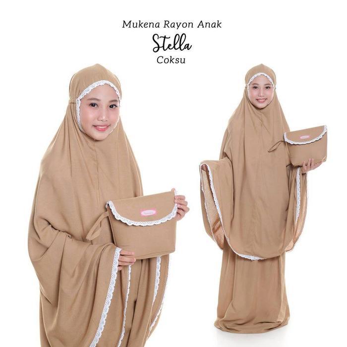 SIAPKIRIM LESSY.ID MUKENA RAYON TANGGUNG STELLA READY STOCK