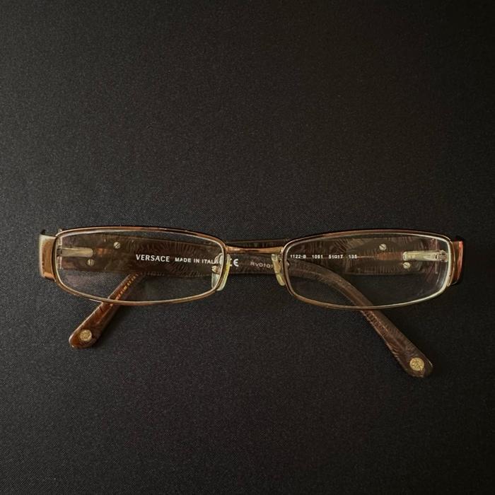 Versace Brown Frame Eye Glesses