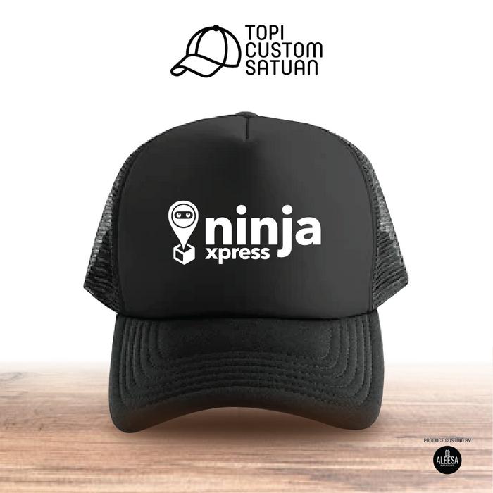 Topi custom satuan untuk dewasa/ kurir/ ninja