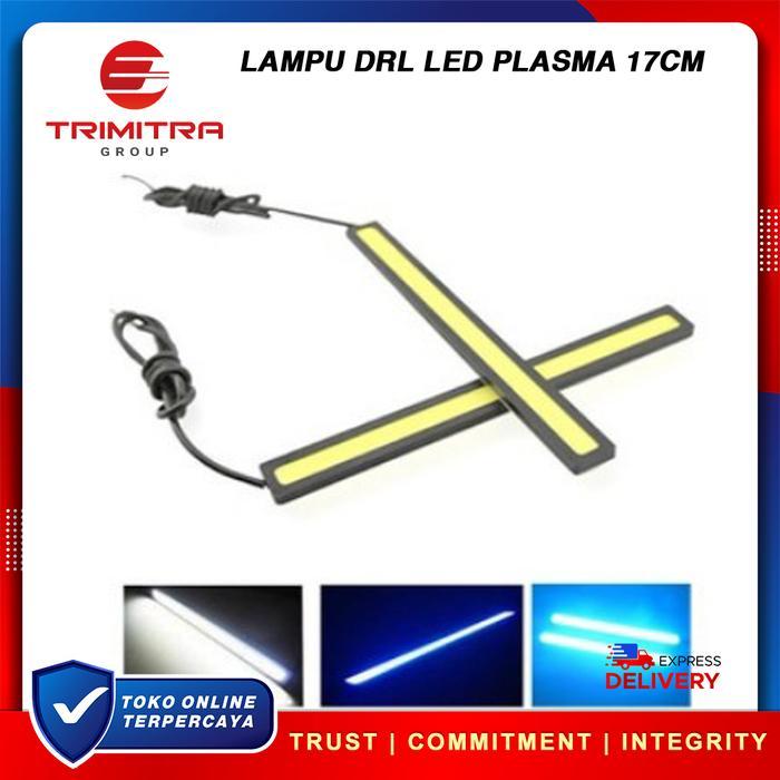 Lampu DRL LED Plasma COB Import 17 CM UNIVERSAL MURAH TERANG MANTAP