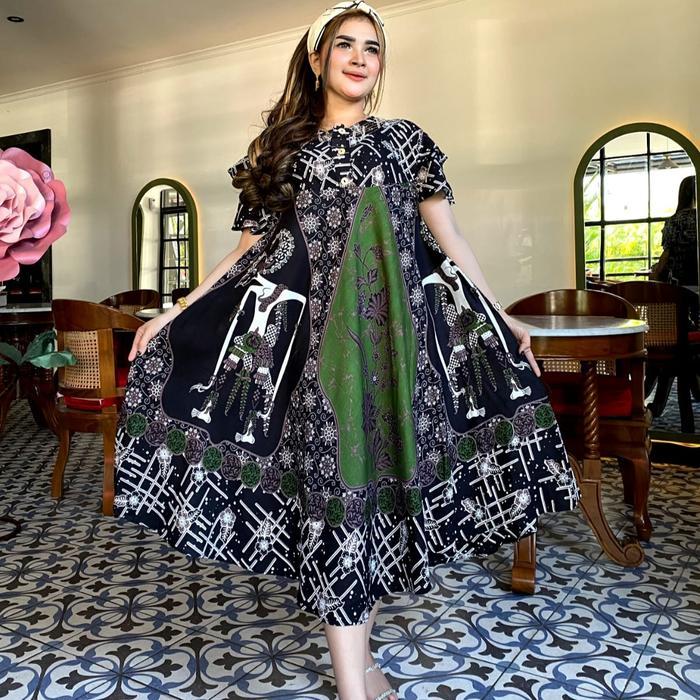Daster Batik Payung Jumbo Warna Soft