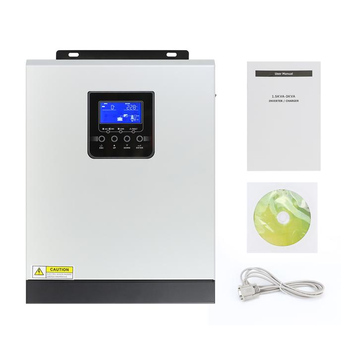 3KVA Hybrid Inverter 24V MPPT PWM Solar Inverter Pure Sine Wave 40A