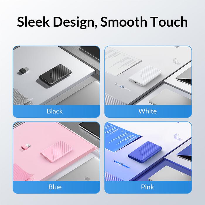 USB Type-C External Enclosure Adapter Plastic 6TB External Enclosure